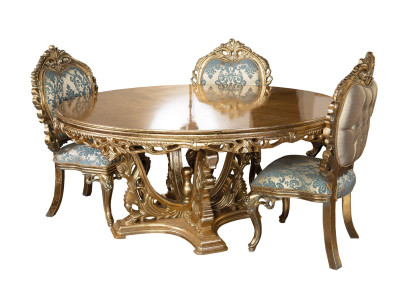 Complete Set Dining table + 4 Chairs Dining room Suite Ess Group Table Tables 5 pieces