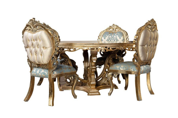 Complete Set Dining table + 4 Chairs Dining room Suite Ess Group Table Tables 5 pieces