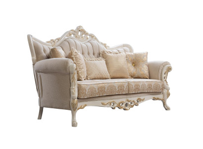 Sofa 3 Seater Fabric Three Seater Sofas Luxury Living room Baroque Style Couch Baroque