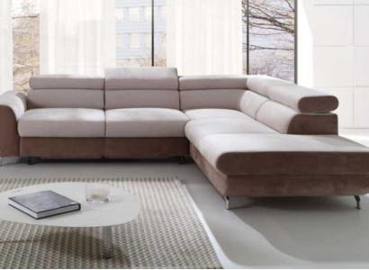 Corner sofa Living landscape Sofa with Bed function Corner sofa Couch Corner Upholstery Suite
