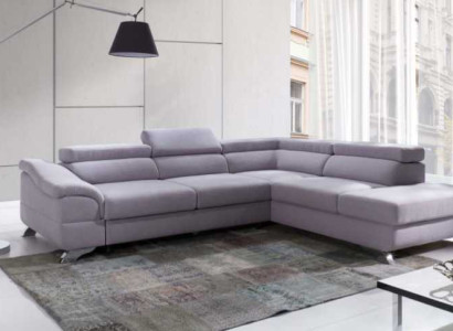 Corner sofa with Bed function Living landscape Sofa Corner sofa Couch Corner Upholstery Suite