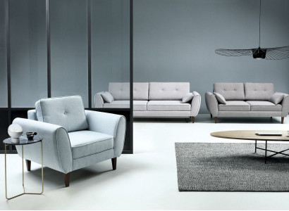 Sofas modern luxury Suite 3+2+1 Seat Textile Complete e Sets new Furniture