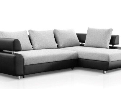 Corner sofa Living landscape + Bed function Sofa Corner sofa Couch Corner Upholstery Suite