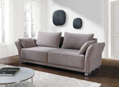 3 Seat Sofa Couch Textile Upholstery Fabric Suite Sofa bed Bed function new