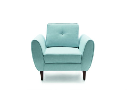 Design Chesterfield Fabric Couch Armchair 1 Seater Upholstery Sofas Lounge Club