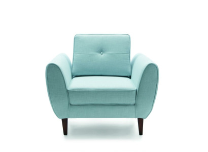 Design Chesterfield Fabric Couch Armchair 1 Seater Upholstery Sofas Lounge Club
