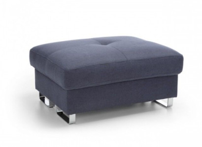 XXL Footstool Club Lounge Stool Leather Textile Ottoman Designer Pufa new