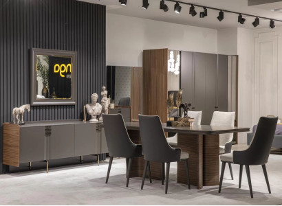 Luxury Dining room Set Dining table 6x Chairs Sideboard Dining set n Dining set 8 pieces