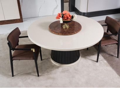 Dining room set Modern Dining table + 4x Chairs Table Wood upholstered chair 5 pieces. new