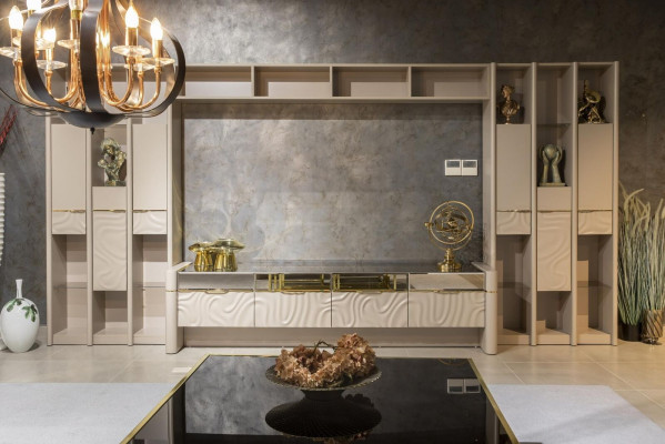 Wall unit Designer Living room furniture Wall cabinet Wall Shelf Living walls