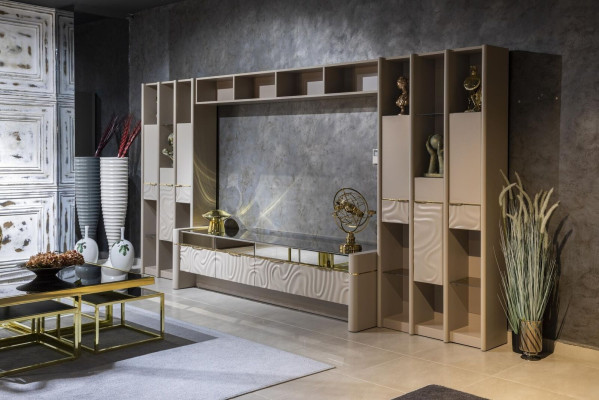 Wall unit Designer Living room furniture Wall cabinet Wall Shelf Living walls