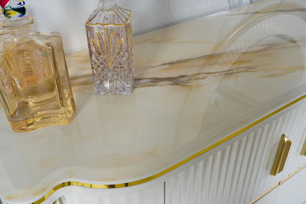 Sideboard Wardrobe High Gloss Furniture Wood Luxury Chest of drawers Sideboard with Mirror Luxury