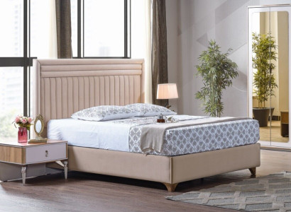 Modern Bedroom Set Bed + 2x Bedside tables Design Furniture 3 pcs. new EU