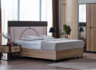 Bedroom Set Luxury Complete's Bed +2x Bedside tables 3-piece. Modern set new