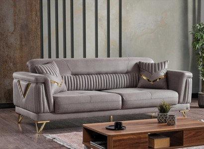 Sofa Couch Upholstery 3 Seater Textile Sofas Couches Living room Luxury Sofa 3er