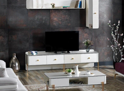 Modern TV-cabinet Shelf Sideboard TV-cabinet Chest of drawers Lowboard TV Stand Wardrobe Furniture