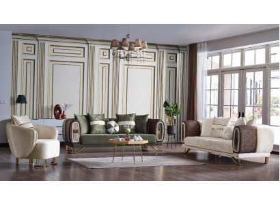 Designer Sofa set 3+3+1 Seater Couch Upholstery new seating set