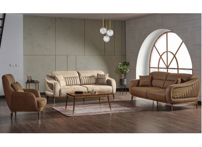 Sofa set 3+3+1 Seater Modern Relax Armchair Modern Style 3-piece Luxury Living room