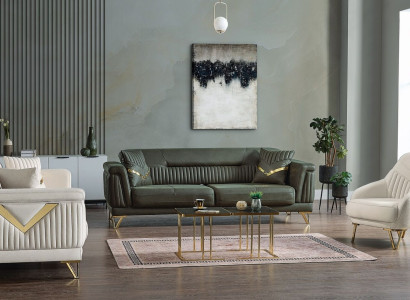 Design Modern Living room Set Sofa set 3+3+1 Living room furniture set