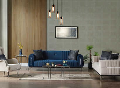 Modern Sofa set 3+3+1 Seater Armchair Textile Sofa 3pcs. Set design new