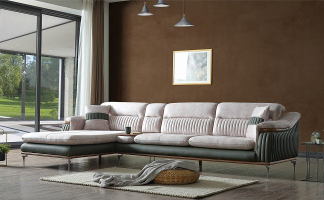 Living landscape Corner sofa L-shape Couch Seat Upholstery Sofa Luxury Furniture Sofas modern