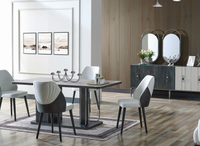 Luxury Dining room Set Dining table 6x Chairs Sideboard Dining set n Dining set 8 pieces