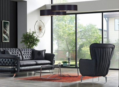 Sofa set 3+1 Seater Armchair Suite Chesterfield Relax Armchair Furniture new