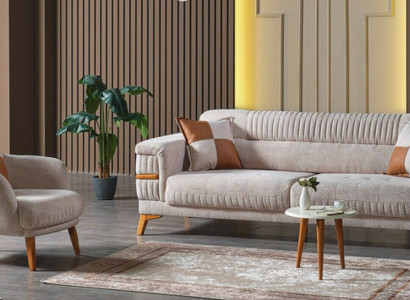 Sofa set 3+1 Seater Modern Relax Armchair Modern Style 2-piece Luxury Living room