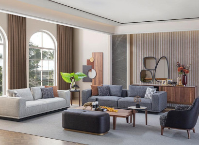 Sofa set 3+3+1 Seater Armchair Suite Modern Relax Armchair Furniture