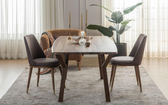 Dining room Set 6x Chairs +Dining table +Sideboard+Mirror Set Dining room Designer new