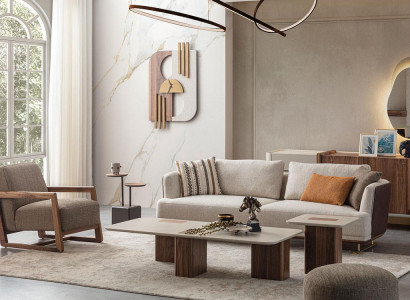 Luxury Sofa set Set Living room Sofa set 3+1 Coffee table Side table