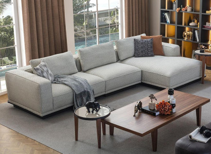 White Living room Corner sofa L-shape Modern Modern new Luxury Sofa Corner Sofa