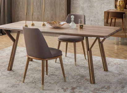 Suite Dining room Chair Set 6x Chairs + Dining table Luxury Furniture Group Dining set