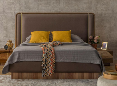 Modern Bedroom Set Bed + 2x Bedside tables Design Furniture new 3 pcs.
