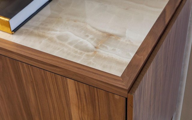 Sideboard Wardrobe Brown High Gloss Furniture Wood Luxury new Chest of drawers Sideboard