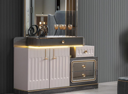 Chest of drawers Mirror Luxury Console Sideboard Design Bedroom Chests of drawers