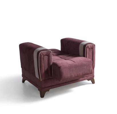 Design Seater Luxury Armchair Relax Textile Pink Armchair Lounge Club Modern