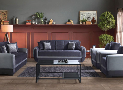 Sofa set 3+2+1+1 Seater Textile Modern Complete Armchair Sofa 3 Seater Luxury 3