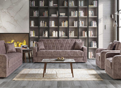 Sofa set 3211 Wood Living room Luxury Sofa Fabric Complete Couches Furniture