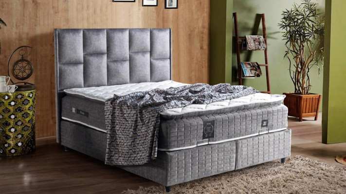 Bed Design Beds Luxury Beige Upholstery Bedroom Furniture Silver 160x200