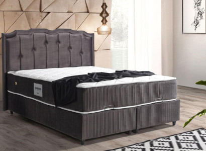 Bed Design Beds Luxury Upholstery Bedroom Furniture Boxsping Brown 160x200