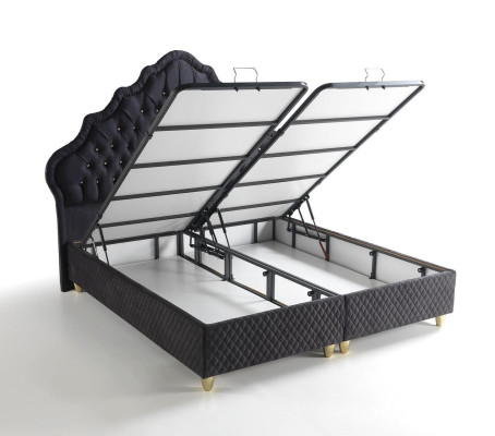 Bed Design Beds Luxury Black Upholstery Bedroom Furniture Chesterfield