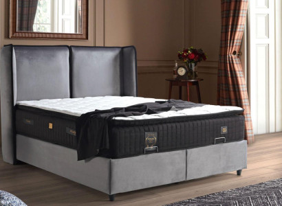 Bed Design Beds Luxury Boxspring Upholstery Bedroom Furniture new Modern Silver
