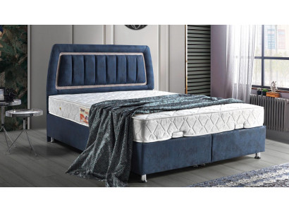 Bed Design Beds Luxury bed base Upholstery Bedroom Furniture Modern Blue
