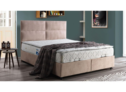 Bed Design Beds Luxury Beige Upholstery Bedroom Furniture Double Beds 160x200