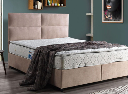 Bed Design Beds Luxury Beige Upholstery Bedroom Furniture Double Beds 160x200
