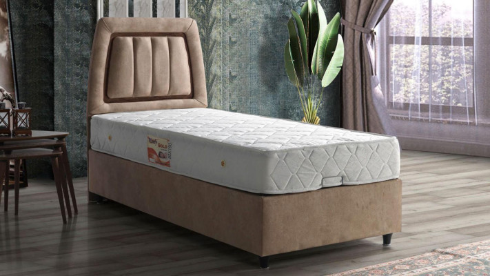 Bed Design Beds Luxury Beige Upholstery Bedroom Furniture Modern 90x190 Luxury