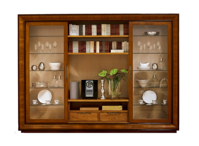 Living room Wardrobe Wall unit Shelf Display case XXL wall units Italian Furniture Wood