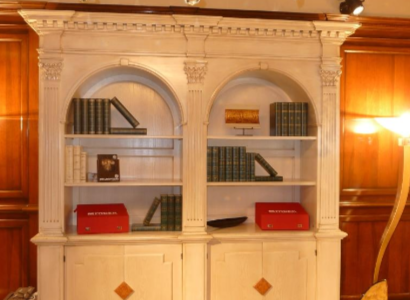 Living room Bookcase Library Shelf Books Cabinets Sideboard Solid wood
