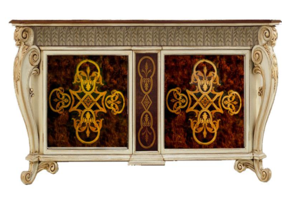 Sideboard Solid Wardrobe Shelf Wood Sideboard Cabinets Luxury Furniture from Italy